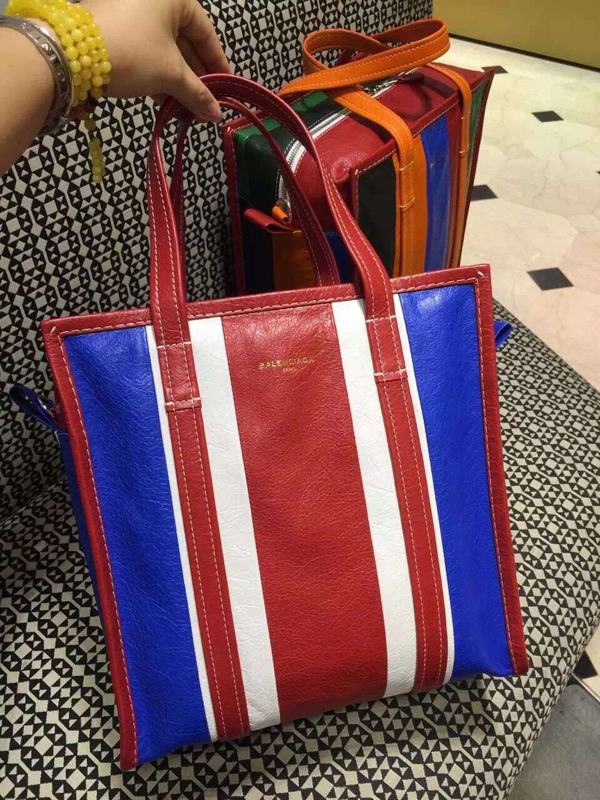 新着★16-17FW バレンシアガ スーパーコピー 新作 BALENCIAGA☆BAZARショッパーS“ROUGE” 443096DE9CN