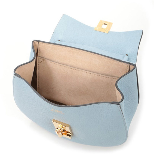 16-17新作 クロエバッグスーパーコピー CHLOE DREW BAG スモールサイズ ライトブルー＊3S1032944BIW＊