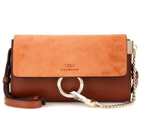 16-17新作 クロエバッグスーパーコピー CHLOE☆Faye ミニレザー＆スエードショルダーバッグ
