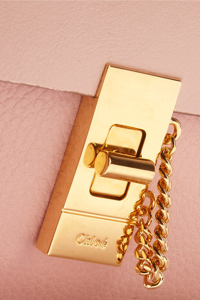 2016-17AW クロエ財布スーパーコピー CHLOE ★ DREW SMALL TEXTURED-LEATHER WALLET