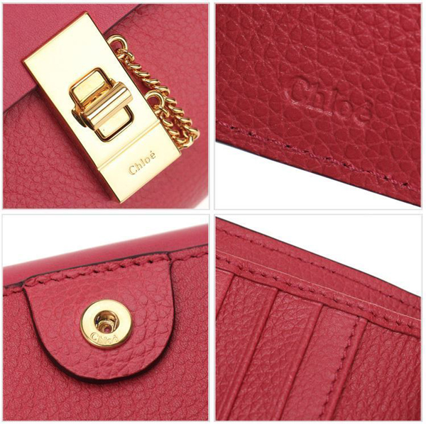 2016-17AW クロエ財布スーパーコピー CHLOE DREW COMPACT WALLET/DREAMY 3P 080 5 H8J BHZ