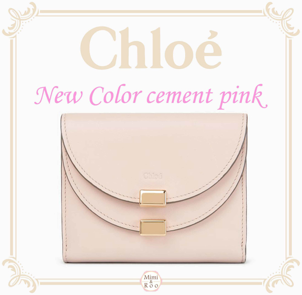 16-17AW新作 クロエ財布スーパーコピー CHLOE【新色】GEORGIA☆コンパクト感が人気*レザー折りたたみ財布
