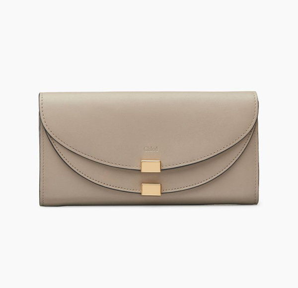 2016-17秋冬新作 クロエ財布スーパーコピー CHLOE「GEORGIA」ロングウォレット 人気色グレージュ 3P0284-H1Z-B79