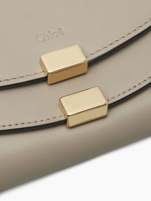 2016-17秋冬新作 クロエ財布スーパーコピー CHLOE「GEORGIA」ロングウォレット 人気色グレージュ 3P0284-H1Z-B79