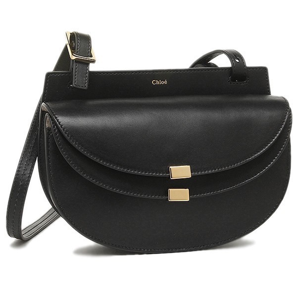 【クロエバッグスーパーコピー CHLOE】ショルダーバッグ☆GEORGIA MINI BAG MOTTY BLACK★2016秋冬新作 3S1207 H9A 001
