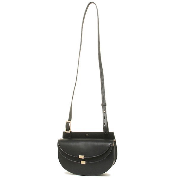 【クロエバッグスーパーコピー CHLOE】ショルダーバッグ☆GEORGIA MINI BAG MOTTY BLACK★2016秋冬新作 3S1207 H9A 001