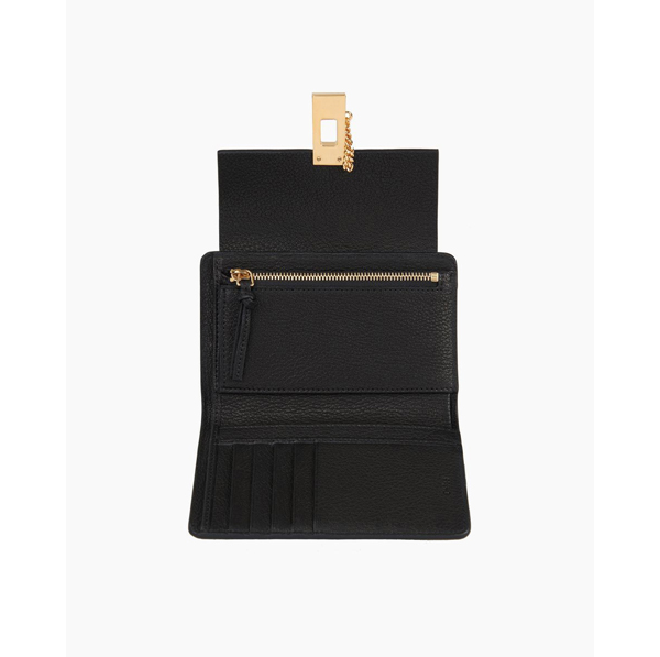 2016-17秋冬新作 クロエ財布スーパーコピー CHLOE 【新作】DREW☆コンパクト感が人気*レザー折りたたみ財布 3P0806-944-001