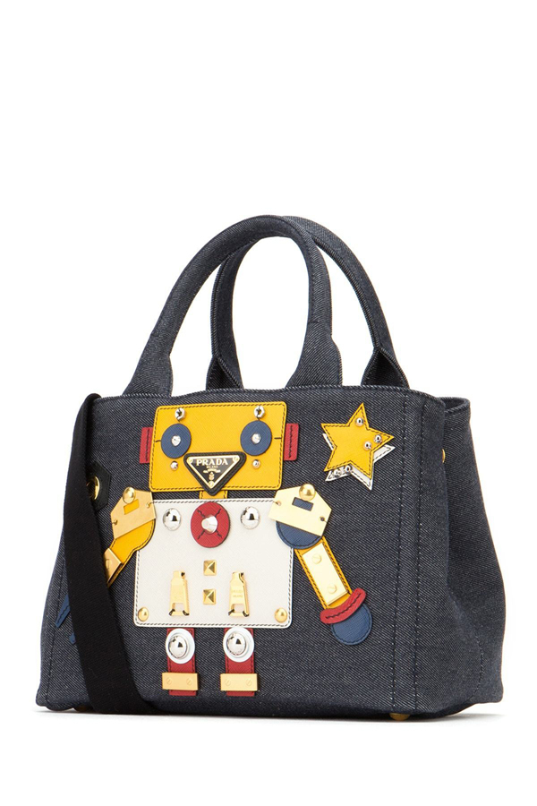PRADAプラダスーパーコピー ロボット デニムトートバッグ 2WAY 2色 1BG4392ELY