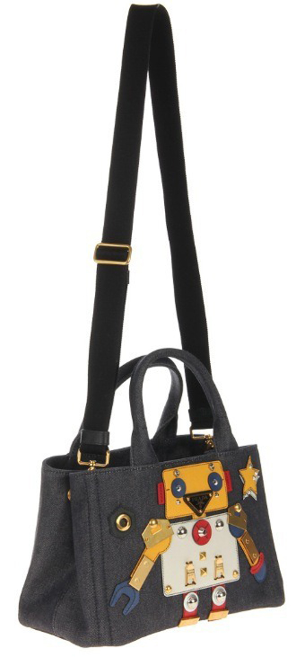 PRADAプラダスーパーコピー ロボット デニムトートバッグ 2WAY 2色 1BG4392ELY