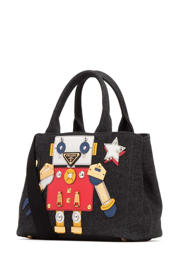 PRADAプラダスーパーコピー ロボット デニムトートバッグ 2WAY 2色 1BG4392ELY
