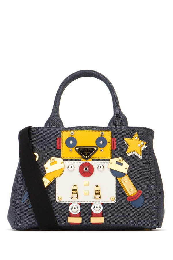 PRADAプラダスーパーコピー ロボット デニムトートバッグ 2WAY 2色 1BG4392ELY