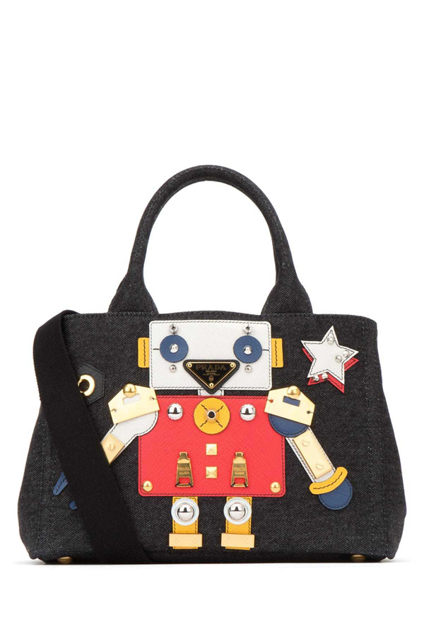 PRADAプラダスーパーコピー ロボット デニムトートバッグ 2WAY 2色 1BG4392ELY