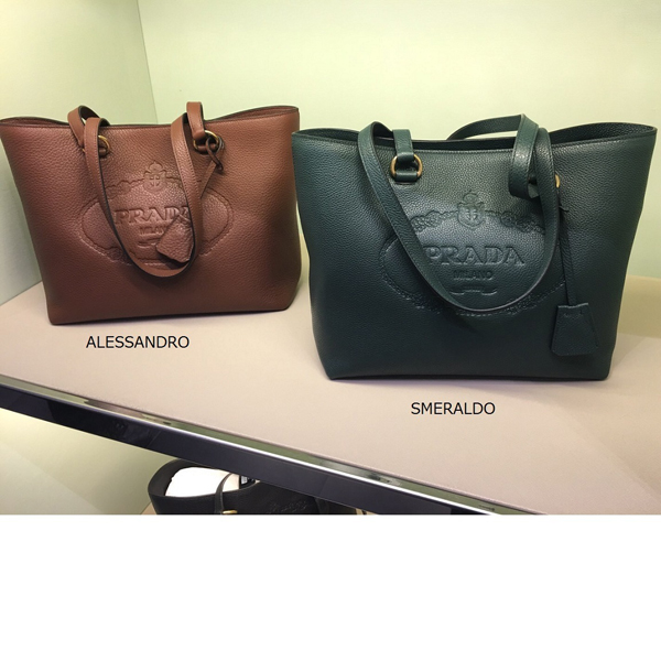 素敵♪♪使える☆《PRADA》プラダスーパーコピー 刻印ロゴVIT.DAINO トート 色々カラー 1BG100 