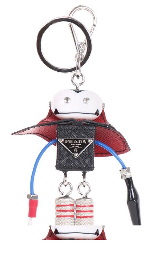 PRADAプラダスーパーコピー サフィアーノカーフ トリック キーホルダー 4種類 1TR0