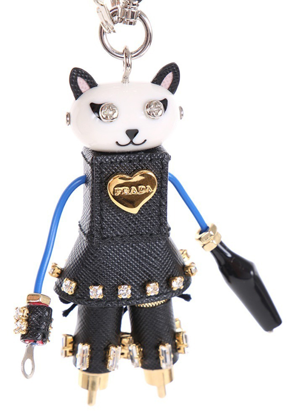 PRADAプラダスーパーコピー サフィアーノカーフ トリック キーホルダー 4種類 1TR0