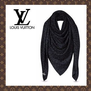 2015-16秋冬☆LOUIS VUITTONルイヴィトン マフラー スーパーコピー☆CARRE MAILLE LEOPARD スカーフ M75561