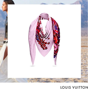 ☆LOUIS VUITTONルイヴィトン マフラー スーパーコピー ショール・モノグラム デヴォルグラム ・M70393