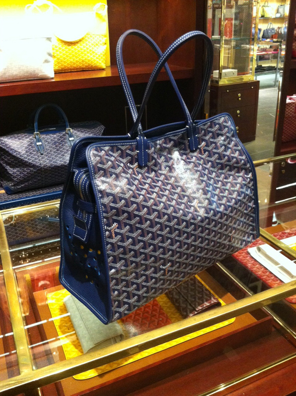 貴重なGOYARDゴヤール スーパーコピーのトート★GOYARD Hardy PM ネイビー 関税送料込