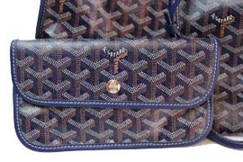 貴重なGOYARDゴヤール スーパーコピーのトート★GOYARD Hardy PM ネイビー 関税送料込
