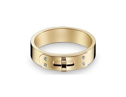 エルメススーパーコピー Kelly ゴールドダイヤモンド リング