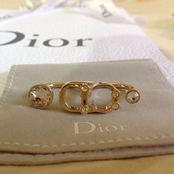 【Christian Dior】クリスチャンディオール 新作【R0191DITCY D301ゴールドリング】