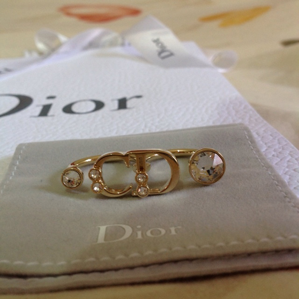 【Christian Dior】クリスチャンディオール 新作【R0191DITCY D301ゴールドリング】