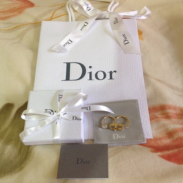 【Christian Dior】クリスチャンディオール 新作【R0191DITCY D301ゴールドリング】
