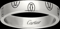 ★SELL★Cartierカルティエ リング スーパーコピー ハッピーバースデー ロゴリング WG SM B4050900