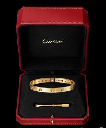 CARTIERカルティエ ブレスレット スーパーコピー 【LOVE10ブレスレットB6040516/YELLOWゴールド+ダイヤ】