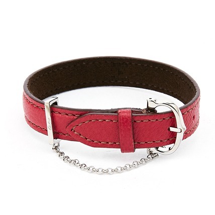 【Cartier】カルティエ ブレスレット スーパーコピー チェーンストラップ レザーブレスレット L3001 121 FUCSIA