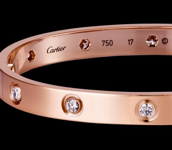 CARTIERカルティエ ブレスレット スーパーコピー 【LOVE10ブレスレットB6040616ローズゴールド＋ダイヤ