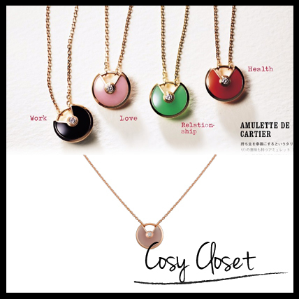 STORY1月号◆カルティエ ネックレスペンダント スーパーコピー◆AMULETTE DE CARTIER ネックレス