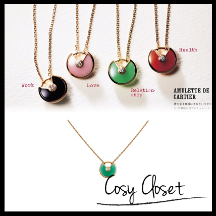 STORY1月号◆カルティエ ネックレスペンダント スーパーコピー◆AMULETTE DE CARTIER ネックレス