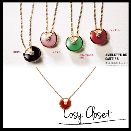 STORY1月号◆カルティエ ネックレスペンダント スーパーコピー◆AMULETTE DE CARTIER ネックレス