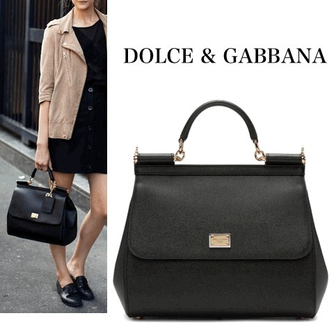 2017新作 SICILY Dolce&Gabbana(D&G)ドルチェ&ガッバーナ スーパーコピー バッグ DAUPHINEレザー ラージサイズ BB6235A100180999