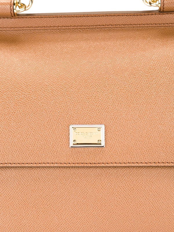 2017新作 SICILY Dolce&Gabbana(D&G)ドルチェ&ガッバーナ スーパーコピー バッグ DAUPHINEレザー ラージサイズ Caramel BB6235A10018M417