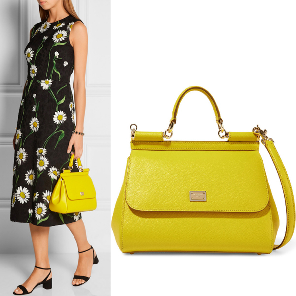 Dolce&Gabbana(D&G)ドルチェ&ガッバーナ スーパーコピー 16-17AW DG180 LARGE‘SICILY’BAG IN DAUPHINE PRINT LEATHER