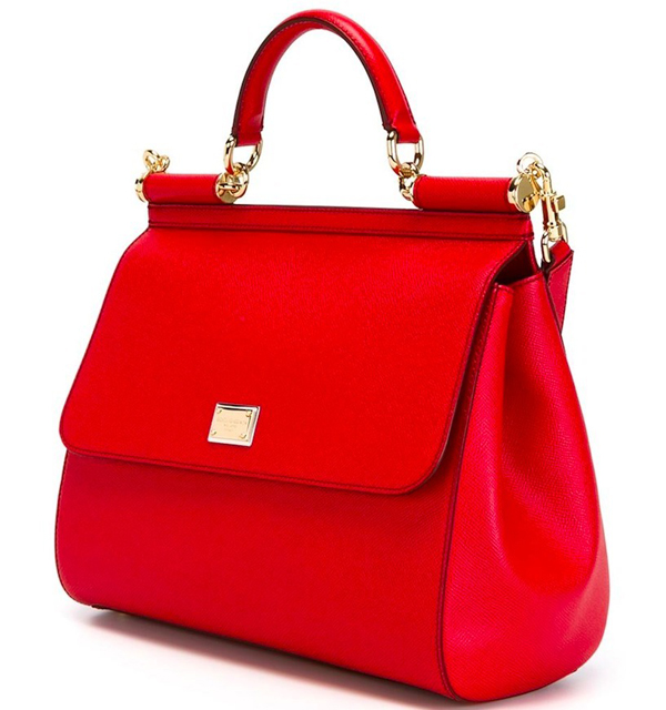16-17AW Dolce&Gabbana(D&G)ドルチェ&ガッバーナ スーパーコピー DG193 LARGE‘SICILY’BAG IN DAUPHINE PRINT LEATHER