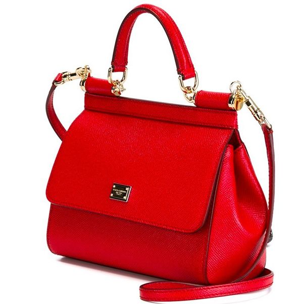 17SS Dolce&Gabbana(D&G)ドルチェ&ガッバーナ スーパーコピー DG162 SMALL‘SICILY’BAG IN DAUPHINE PRINT LEATHER