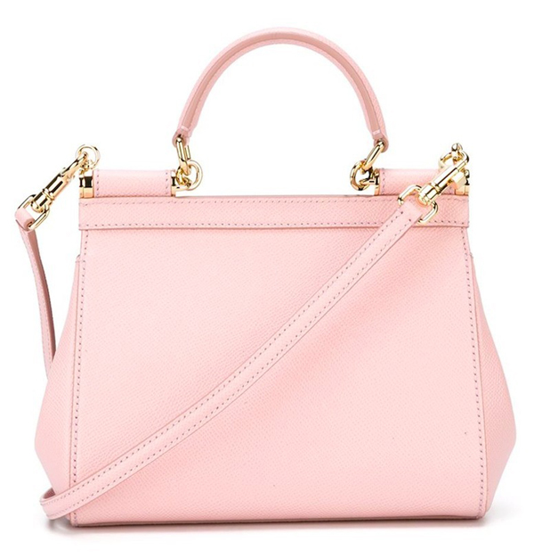 17SS Dolce&Gabbana(D&G)ドルチェ&ガッバーナ スーパーコピー DG166 SMALL‘SICILY’BAG IN DAUPHINE PRINT LEATHER