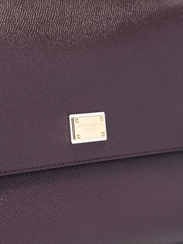 16-17AW SICILY Dolce&Gabbana(D&G)ドルチェ&ガッバーナ スーパーコピー バッグ DAUPHINEレザー ラージサイズ BB6235A10018M073