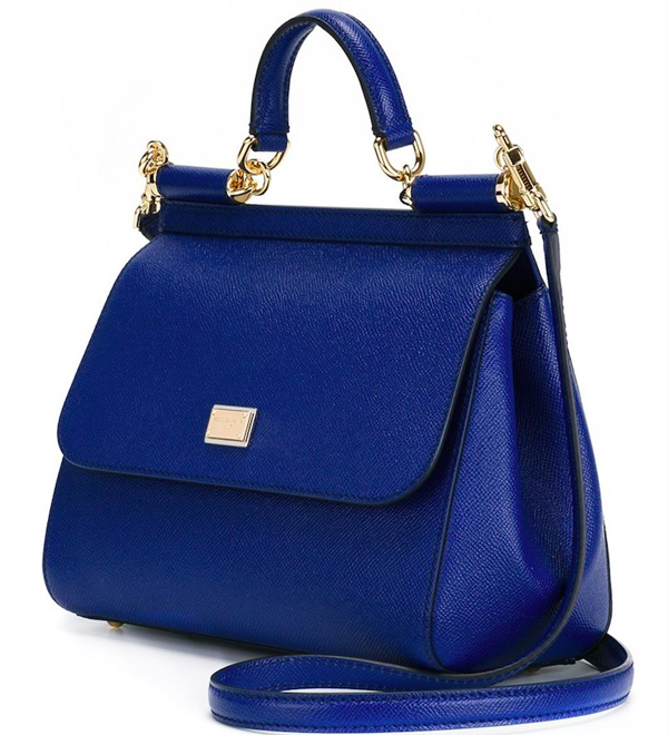 17SS DOLCE&GABBANA (D&G)ドルチェ&ガッバーナ スーパーコピー DG181 MEDIUM‘SICILY’BAG IN DAUPHINE PRINT LEATHER