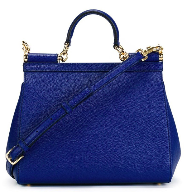 17SS DOLCE&GABBANA (D&G)ドルチェ&ガッバーナ スーパーコピー DG181 MEDIUM‘SICILY’BAG IN DAUPHINE PRINT LEATHER
