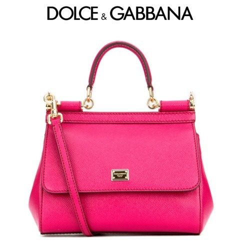 2017新作 【(D&G)ドルチェ&ガッバーナ スーパーコピー】DOLCE & GABBANA カーフレザーシチリアミニハンドバッグ