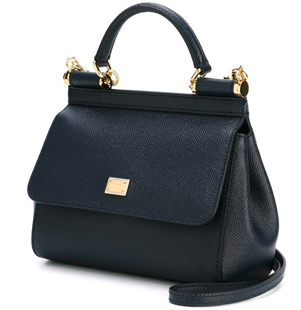 17SS Dolce&Gabbana(D&G)ドルチェ&ガッバーナ スーパーコピー DG161 SMALL‘SICILY’BAG IN DAUPHINE PRINT LEATHER