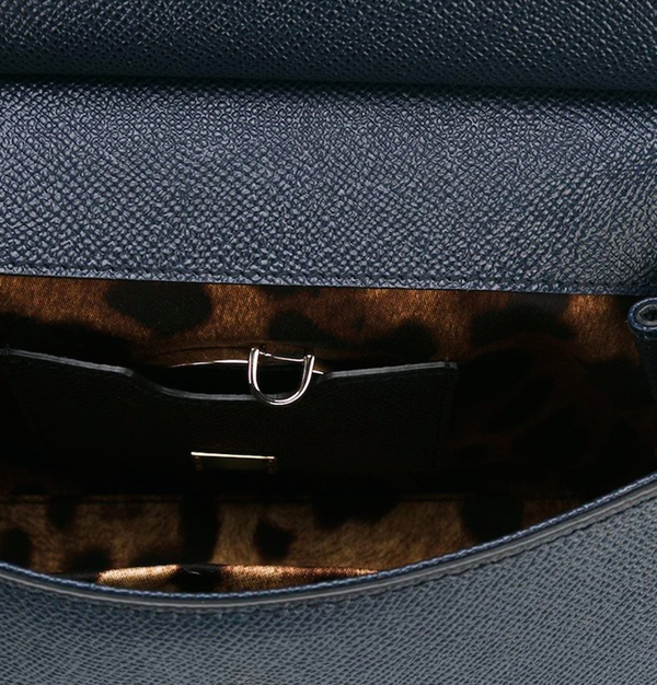 17SS Dolce&Gabbana(D&G)ドルチェ&ガッバーナ スーパーコピー DG161 SMALL‘SICILY’BAG IN DAUPHINE PRINT LEATHER