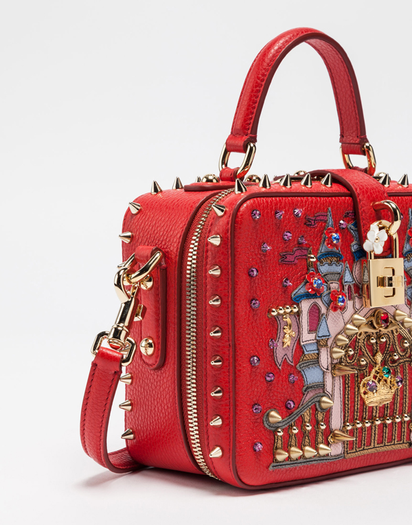 2017新作人気 刺激的 Rosaria (D&G)ドルチェ&ガッバーナ スーパーコピー スタッズ ハンドバック Dolce & Gabbana