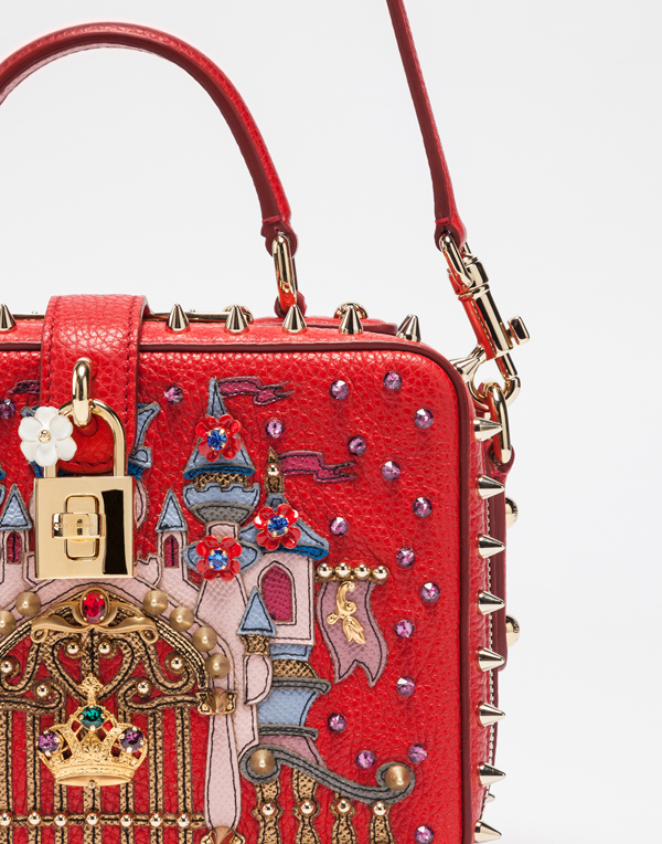 2017新作人気 刺激的 Rosaria (D&G)ドルチェ&ガッバーナ スーパーコピー スタッズ ハンドバック Dolce & Gabbana