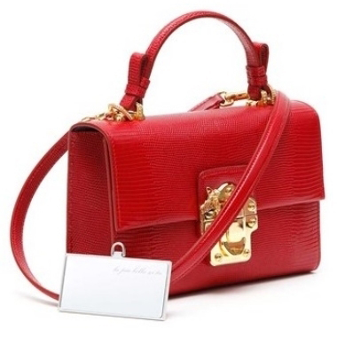 2017新作人気 LUCIA Dolce&Gabbana(D&G)ドルチェ&ガッバーナ スーパーコピー イグアナプリント 2way レザーハンドバッグ