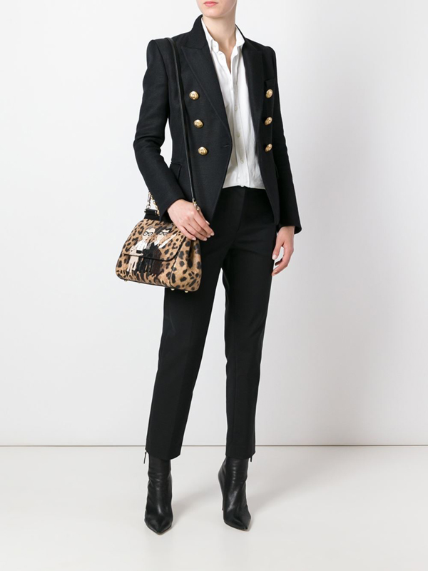 2017新作人気 主役級◇SICILY MEDIUM PATCH装飾 (D&G)ドルチェ&ガッバーナ スーパーコピー ハンドバッグ◇Dolce&Gabbana